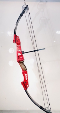 Machined Supreme LH 70lb/29" Draw - Red *Lot 10 